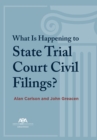 Image for What Is Happening to State Trial Court Civil Filings?
