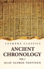 Image for Ancient Chronology Volume 1