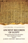 Image for Ancient Records of Egypt Historical Documents From the Earliest Times to the Persian Conquest Volume 2