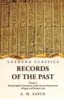 Image for Records of the Past Being English Translations of the Ancient Monuments of Egypt and Western Asia Volume 2