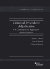 Image for Criminal procedure  : adjudicative, a contemporary approach