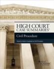 Image for High Court Case Summaries on Civil Procedure (Keyed to Subrin)
