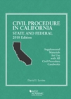 Image for Civil procedure in California