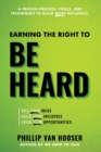Image for Earning the Right to Be Heard
