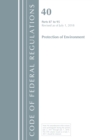 Image for Code of Federal Regulations, Title 40 Protection of the Environment 87-95, Revised as of July 1, 2018