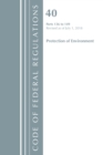 Image for Code of Federal Regulations, Title 40 Protection of the Environment 136-149, Revised as of July 1, 2018