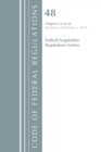 Image for Code of Federal Regulations, Title 48 Federal Acquisition Regulations System Chapters 15-28, Revised as of October 1, 2018