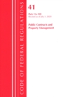 Image for Code of Federal Regulations, Title 41 Public Contracts and Property Management 1-100, Revised as of July 1, 2020