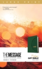 Image for Message Deluxe Gift Bible, Large Print, Green