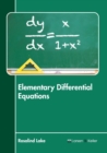 Image for Elementary Differential Equations