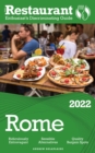 Image for 2022 Rome: The Restaurant Enthusiast&#39;s Discriminating Guide
