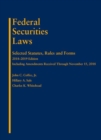 Image for Federal Securities Laws : Selected Statutes, Rules, and Forms, 2018-2019 Edition