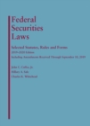 Image for Federal Securities Laws : Selected Statutes, Rules and Forms, 2019-2020 Edition