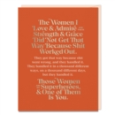 Image for 6-Pack Elizabeth Gilbert The Women I Love and Admire Card