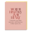 Image for 6-Pack Elizabeth Gilbert You Are My History and My Heart Card