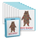 Image for Em &amp; Friends Deck Yourself Boxed Greeting Cards, Box of 8 Single Holiday Cards