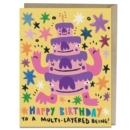 Image for 6 Pack Barry Lee for Em &amp; Friends Multi-layered Birthday Card