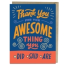 Image for 6-Pack Em &amp; Friends Awesome Thank You Cards