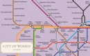 Image for City of Women London Tube Wall Map (A2, 16.5 x 23.4 Inches)