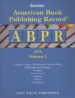 Image for American Book Publishing Record Annual - 2 Volume Set, 2018