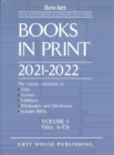 Image for Books in Print - 7 Volume Set, 2021/22