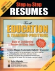 Image for STEP-BY-STEP RESUMES For all Education &amp; Training Positions