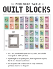 Image for Periodic Table of Quilt Blocks Poster : 20&quot; x 30&quot;