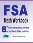 Image for FSA Math Workbook : 8th Grade Math Exercises, Activities, and Two Full-Length FSA Math Practice Tests