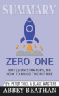 Image for Summary of Zero to One : Notes on Startups, or How to Build the Future by Blake Masters &amp; Peter Thiel