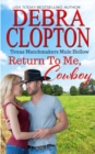 Image for Return To Me, Cowboy