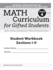 Image for Math Curriculum for Gifted Students : Lessons, Activities, and Extensions for Gifted and Advanced Learners, Student Workbooks, Sections I-II (Set of 5): Grade 4
