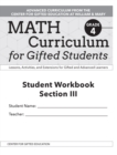 Image for Math Curriculum for Gifted Students : Lessons, Activities, and Extensions for Gifted and Advanced Learners, Student Workbooks, Section III (Set of 5): Grade 4