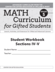 Image for Math Curriculum for Gifted Students : Lessons, Activities, and Extensions for Gifted and Advanced Learners, Student Workbooks, Sections IV-V (Set of 5): Grade 5