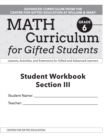 Image for Math Curriculum for Gifted Students : Lessons, Activities, and Extensions for Gifted and Advanced Learners, Student Workbooks, Section III (Set of 5): Grade 6