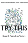 Image for Try this  : research methods for writers