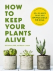 Image for How to Keep Your Plants Alive