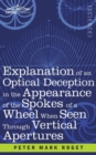 Image for Explanation of an Optical Deception in the Appearance of the Spokes of a Wheel when seen through Vertical Apertures