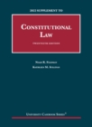 Image for Constitutional Law, 2022 Supplement