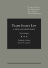 Image for Trade Secret Law : Cases and Materials