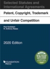 Image for Patent, Copyright, Trademark and Unfair Competition, Selected Statutes and International Agreements, 2020
