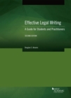 Image for Effective Legal Writing : A Guide for Students and Practitioners