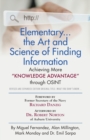 Image for Elementary... the Art and Science of Finding Information