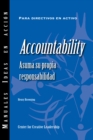 Image for Accountability: Taking Ownership of Your Responsibility (International Spanish)