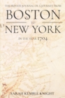 Image for Private Journal Of A Journey From Boston To New York In The Year 1704