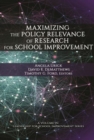 Image for Maximizing the policy relevance of research for school improvement