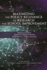 Image for Maximizing the Policy Relevance of Research for School Improvement