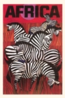 Image for Vintage Journal African Zebra Travel Poster