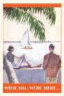 Image for Vintage Journal Couple Watching Sailboat Postcard