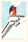 Image for Vintage Journal Close up of Ocean Liner Travel Poster
