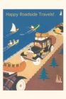 Image for Vintage Journal Roadside Vacation Scene Travel Poster